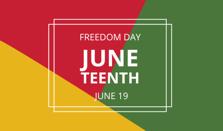 image for blog on how to recognize the Juneteenth holiday in the workplace